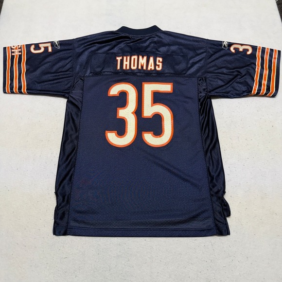 Vintage Reebok Chicago Bears Anthony Thomas #35 NFL Blue Jersey Size Mens Medium - Picture 12 of 16